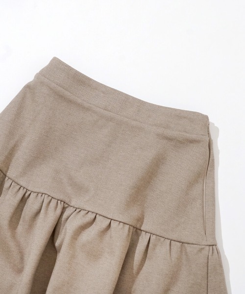 flower（フラワー）の「フレアミニスカート（スカート・レディース・グレー/ベージュ・FREE）」の22枚目の写真