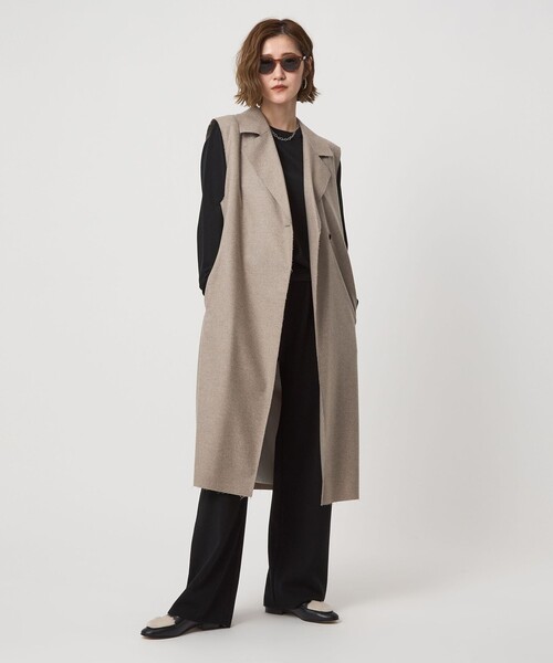 美品　＜conte＞ジャカード パッチポケットベスト conte（コンテ）の「＜conte＞ジャカード パッチポケットベスト