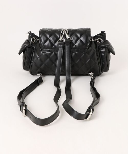 ANDGEEBEE（アンジービー）の「2WAYキルティングリュックバッグ（バックパック/リュック・レディース・ブラック/アイボリー・FREE）」の22枚目の写真