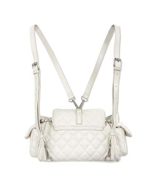 ANDGEEBEE（アンジービー）の「2WAYキルティングリュックバッグ（バックパック/リュック・レディース・ブラック/アイボリー・FREE）」の9枚目の写真