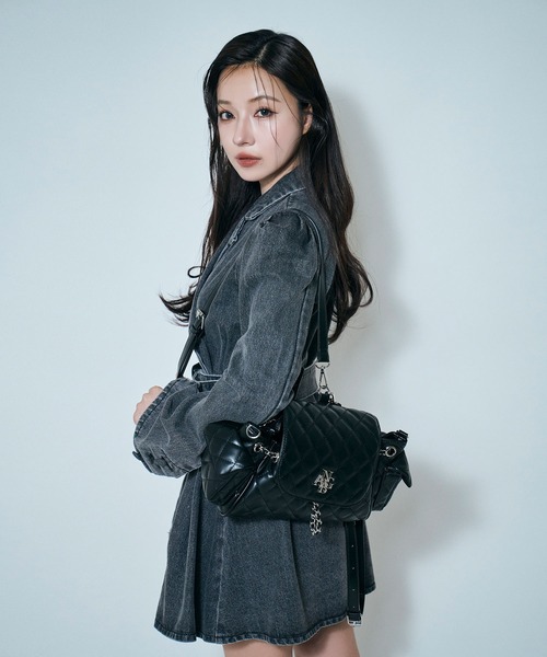 ANDGEEBEE（アンジービー）の「2WAYキルティングリュックバッグ（バックパック/リュック・レディース・ブラック/アイボリー・FREE）」の14枚目の写真