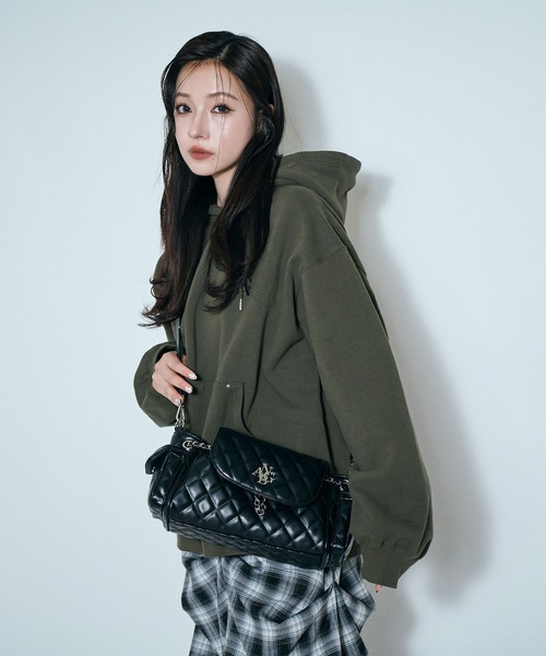 ANDGEEBEE（アンジービー）の「2WAYキルティングリュックバッグ（バックパック/リュック・レディース・ブラック/アイボリー・FREE）」の16枚目の写真