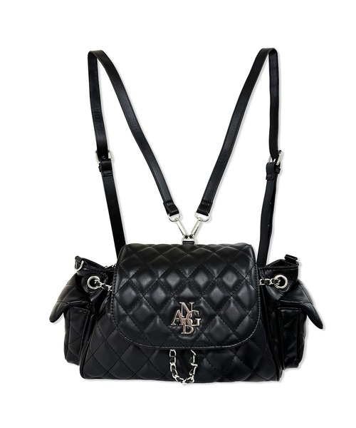 ANDGEEBEE（アンジービー）の「2WAYキルティングリュックバッグ（バックパック/リュック・レディース・ブラック/アイボリー・FREE）」の18枚目の写真