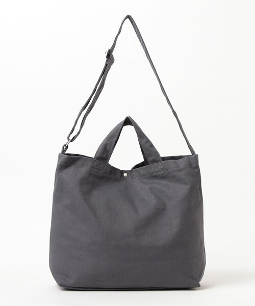 BEAMS HEART（ビームスハート）の「【ベストセラー / 2WAY】スマイル 刺繍 ロゴ バッグ A4収納可能（トートバッグ・レディース・チャコールグレー/ナチュラル/グリーン/ベージュ/イエロー系その他4/ブラウン・ONE SIZE）」の16枚目の写真