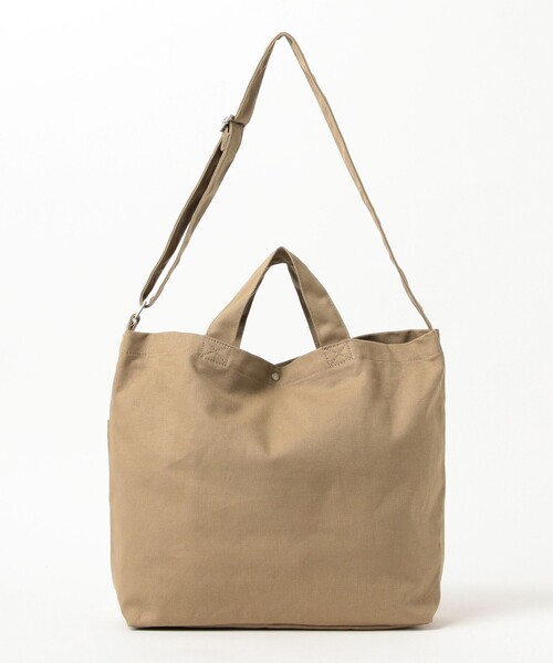 BEAMS HEART（ビームスハート）の「【ベストセラー / 2WAY】スマイル 刺繍 ロゴ バッグ A4収納可能（トートバッグ・レディース・チャコールグレー/ナチュラル/グリーン/ベージュ/イエロー系その他4/ブラウン・ONE SIZE）」の18枚目の写真