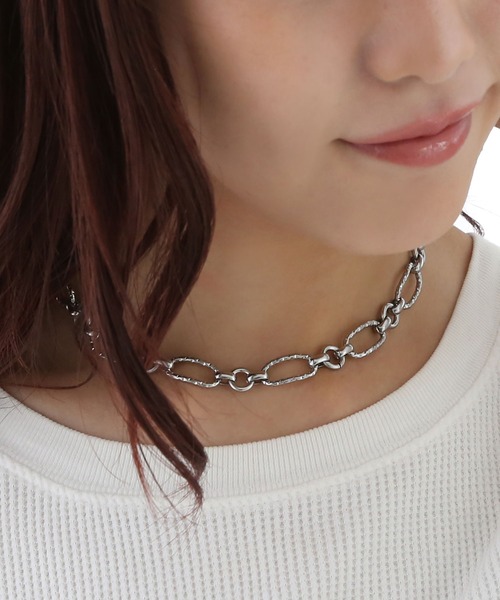colleca la（コレカラ）の「リンクチェーン マンテルネックレス（ネックレス・レディース・シルバー/ゴールド・FREE）」の4枚目の写真
