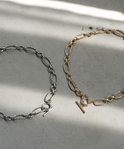 colleca la（コレカラ）の「リンクチェーン マンテルネックレス（ネックレス・レディース・シルバー/ゴールド・FREE）」の5枚目の写真