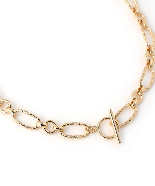 colleca la（コレカラ）の「リンクチェーン マンテルネックレス（ネックレス・レディース・シルバー/ゴールド・FREE）」の8枚目の写真