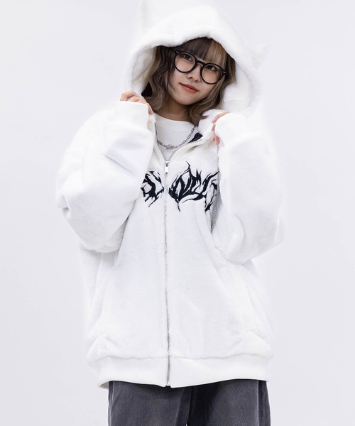 【タグ付き新品未使用品】PLAVE The 6th Summer パーカー セール】【13】ツノミミ トライバル ファーパーカー（パーカー