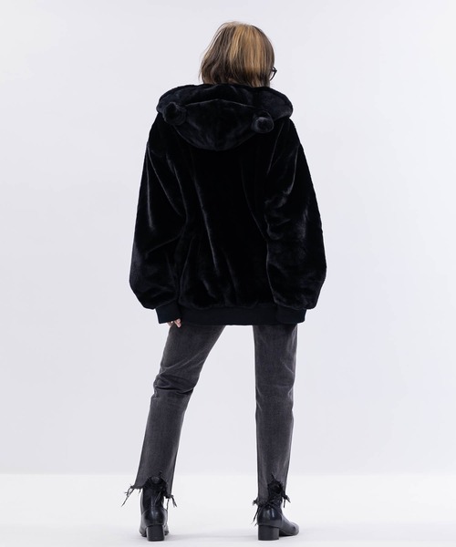 セール】【13】ツノミミ トライバル ファーパーカー（パーカー