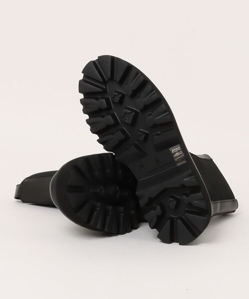 FABIO RUSCONI(ファビオルスコーニ)の「【FABIO RUSCONI】レザー 本革 ショートブーツ サイドゴア 厚底 ボリューム(ブーツ・レディース・ブラック・36/37/38/39)」の3枚目の写真