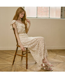 VIKINI VENDER（ビキニベンダー）の「ヘレナクロシェロングスカート（スカート）」