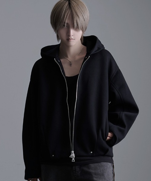 SILVER BULLET(シルバーバレット)の「『SILVER BULLET SELECT AP/シルバーバレットセレクト』フード付きデザインジャケット【CN】(ブルゾン・メンズ・ブラック・L/XL)」の1枚目の写真