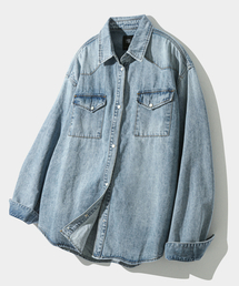 DIMITRI BLACK（ディミトリブラック）の「Bio Western Denim Shirt_Light Blue（シャツ/ブラウス・メンズ）」