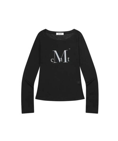 MUCENT(ムセント)の「メインシンボルシースルー長袖Tシャツ(3カラー)(Tシャツ/カットソー・レディース・ホワイト/スカイブルー/ブラック・FREE)」の1枚目の写真