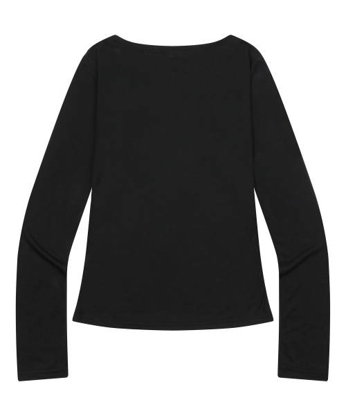 MUCENT(ムセント)の「メインシンボルシースルー長袖Tシャツ(3カラー)(Tシャツ/カットソー・レディース・ホワイト/スカイブルー/ブラック・FREE)」の19枚目の写真