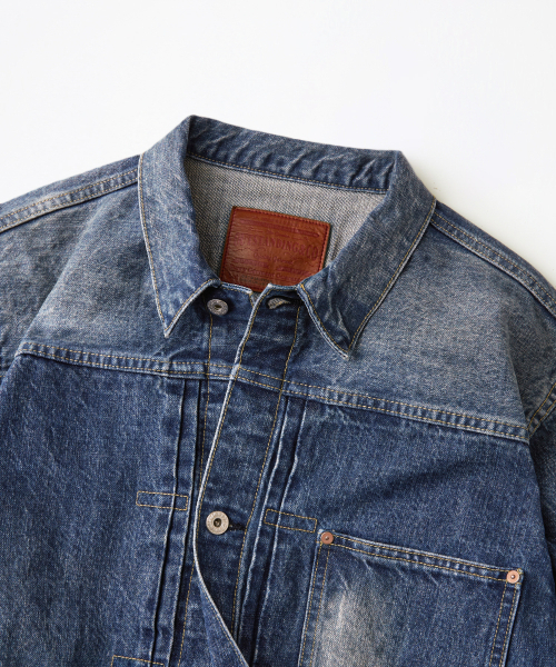 OUTSTANDING（アウトスタンディング）の「W.W. II SELVEDGE DENIM 1ST JACKET_MEDIUM BLUE（デニムジャケット・メンズ・その他・SMALL/MEDIUM/LARGE）」の6枚目の写真