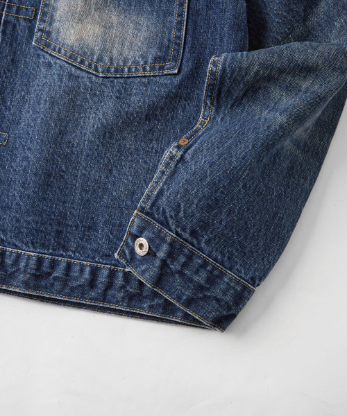 OUTSTANDING（アウトスタンディング）の「W.W. II SELVEDGE DENIM 1ST JACKET_MEDIUM BLUE（デニムジャケット・メンズ・その他・SMALL/MEDIUM/LARGE）」の9枚目の写真