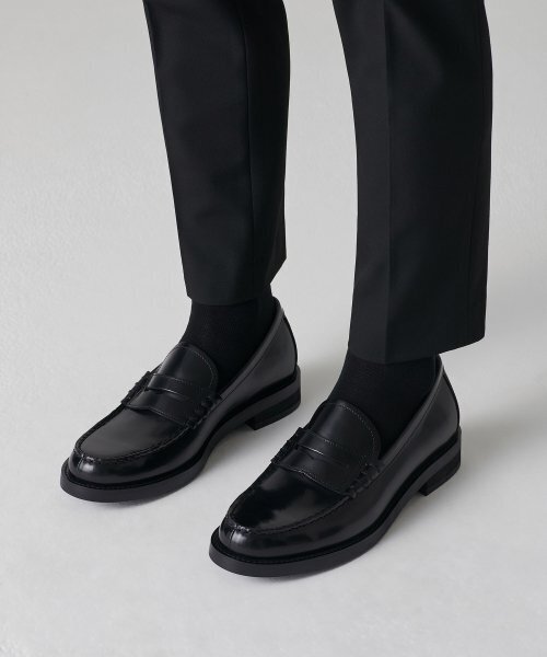 MUSINSA STANDARD（ムシンサスタンダード）の「クラシックペニーローファー[ブラック]（ローファー・レディース・その他・23cm/23.5cm/24cm/24.5cm/25cm/25.5cm/26cm/26.5cm/27cm/27.5cm/28cm/28.5cm/29cm）」の9枚目の写真