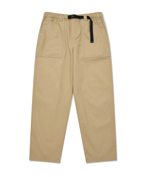 Wacky WiLLy(ワッキーウィリー)の「ウェビングベルトコットンパンツベージュ(その他パンツ・レディース・その他・MEDIUM/LARGE/X-LARGE/SMALL)」の1枚目の写真