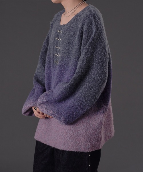 ファイヤーフックボリュームニット（ニット/セーター）｜狐独（コドク