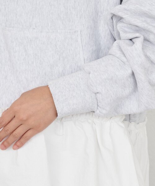 etsinta（エシンタ）の「【etsinta/エシンタ】リメイク裾フリルスウェット（Tシャツ/カットソー・レディース・グレー・ONE SIZE）」の15枚目の写真