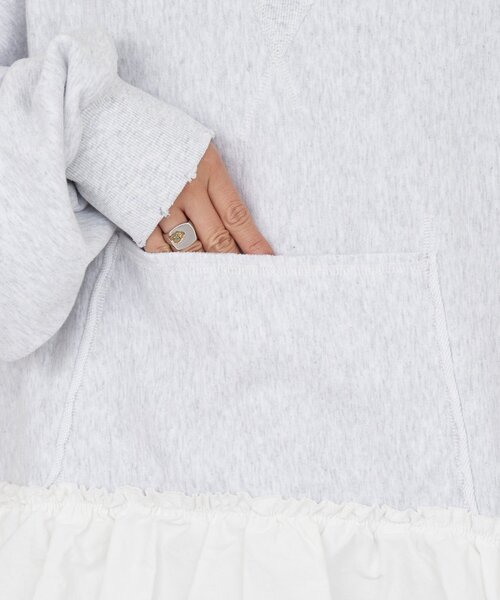 etsinta（エシンタ）の「【etsinta/エシンタ】リメイク裾フリルスウェット（Tシャツ/カットソー・レディース・グレー・ONE SIZE）」の18枚目の写真