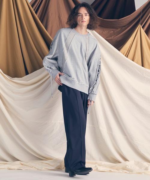 SEPARATE BATH&TODAYFULSweatPullover グレー 洗える】カシミヤブレンド ジップアップ ニットブルゾン / 23区 S