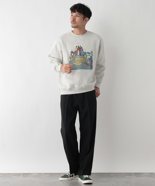 FOUND GOOD（ファウンドグッド）の「【THE BEATLES / ザ ビートルズ】コラボプルオーバー3/31098043（その他トップス・メンズ・ブラック/ホワイト系1・L/M/XL）」の4枚目の写真