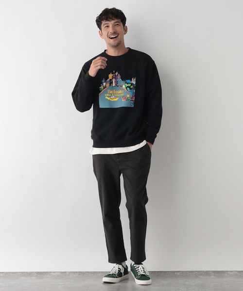 FOUND GOOD（ファウンドグッド）の「【THE BEATLES / ザ ビートルズ】コラボプルオーバー3/31098043（その他トップス・メンズ・ブラック/ホワイト系1・L/M/XL）」の15枚目の写真