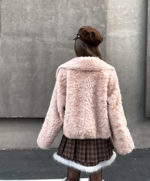 セール】ショートフェイクファージャケット（その他アウター）｜VEILA