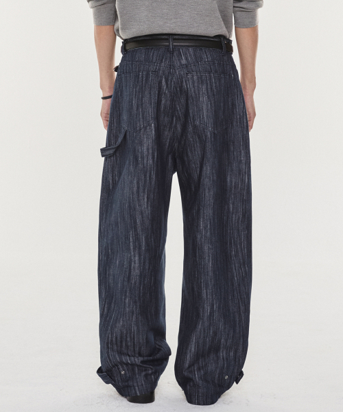 KICHUL(キチョル)の「Hem button wide denim pants (raw indigo)(デニムパンツ・メンズ・その他・SMALL/MEDIUM/LARGE)」の3枚目の写真