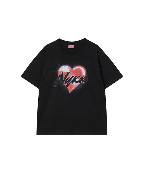 NYXX(エヌワイエックスエックス)の「NYXX ハート Tシャツ ブラック(Tシャツ/カットソー・レディース・その他・SMALL/MEDIUM)」の2枚目の写真
