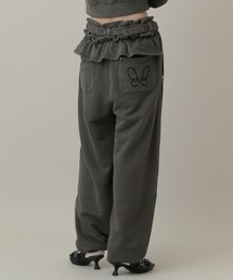 MMW（エムエムダブリュー）の「MMW／フリルベルトスウェットパンツ(ベルト取り外し可)（スウェットパンツ）」