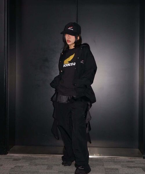 PHYPS MOTORCYCLE（フィップスモーターサイクル）の「[Archive line] Wing Logo Coach Jacket_Black（ナイロンジャケット・レディース・その他・SMALL/MEDIUM/LARGE/X-LARGE）」の7枚目の写真