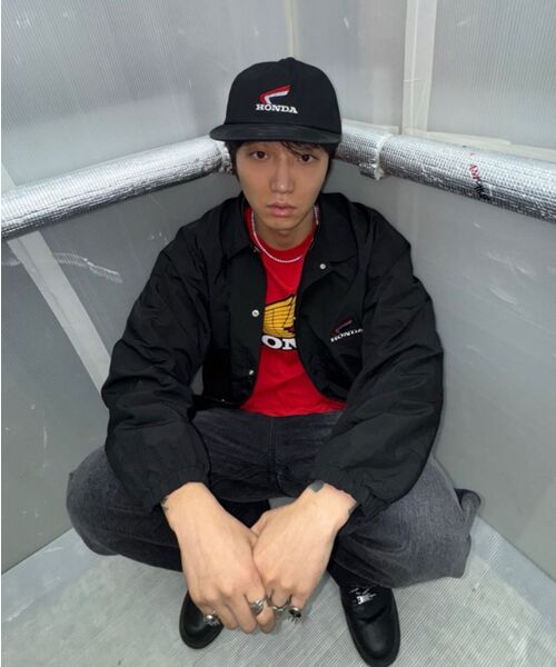PHYPS MOTORCYCLE（フィップスモーターサイクル）の「[Archive line] Wing Logo Coach Jacket_Black（ナイロンジャケット・レディース・その他・SMALL/MEDIUM/LARGE/X-LARGE）」の16枚目の写真