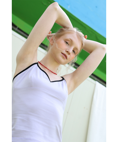 POEV(ポエブ)の「Velvet Strap Sleeveless Top - Lavender(Tシャツ/カットソー・レディース・その他・FREE)」の5枚目の写真