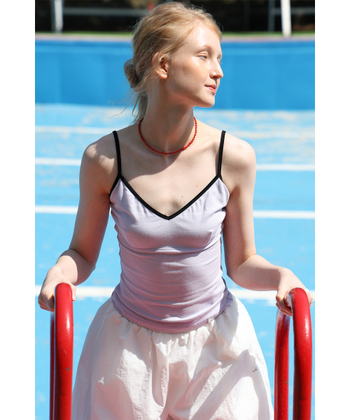 POEV(ポエブ)の「Velvet Strap Sleeveless Top - Lavender(Tシャツ/カットソー・レディース・その他・FREE)」の9枚目の写真
