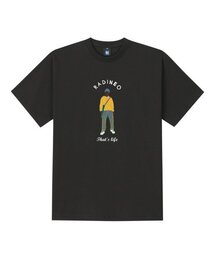ライフ ブラック 半袖Tシャツ