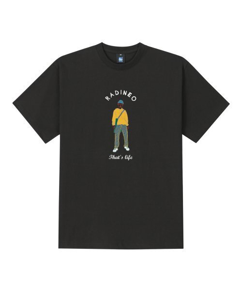 RADINEO(ラディネオ)の「ライフ ブラック 半袖Tシャツ(Tシャツ/カットソー・メンズ・その他・MEDIUM/SMALL/X-LARGE)」の1枚目の写真