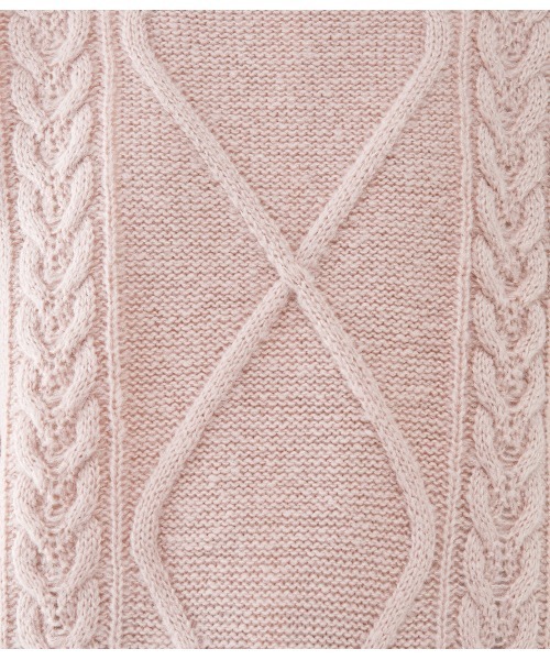 PEACH JOHN（ピーチジョン）の「モヘヤ調ケーブルニット（ニット/セーター・レディース・ネイビー/ピンク/グレイッシュベージュ・ONE SIZE）」の17枚目の写真