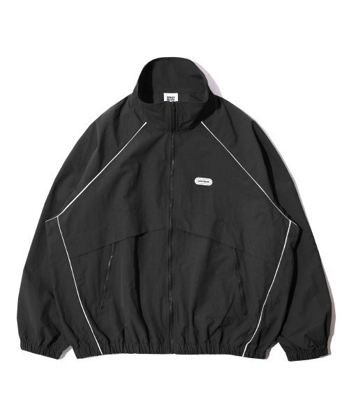 GRAYBLVD(グレイブラバット)の「バスツパイピングウィンドブレーカー (ブラック)(ナイロンジャケット・レディース・その他・MEDIUM/LARGE)」の1枚目の写真