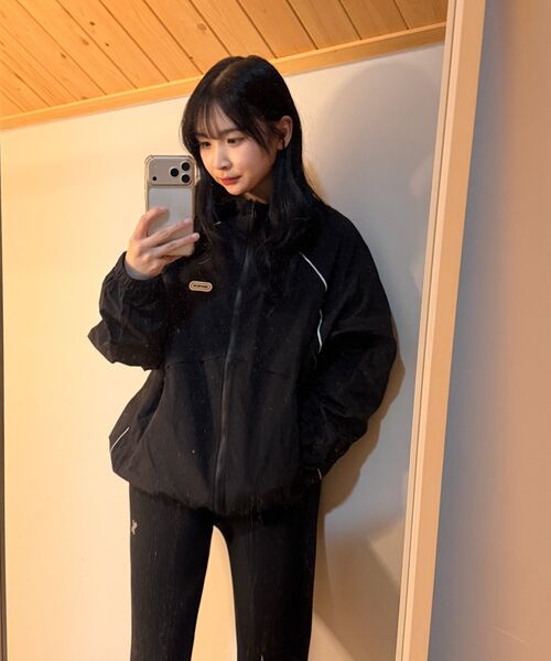 GRAYBLVD(グレイブラバット)の「バスツパイピングウィンドブレーカー (ブラック)(ナイロンジャケット・レディース・その他・MEDIUM/LARGE)」の19枚目の写真