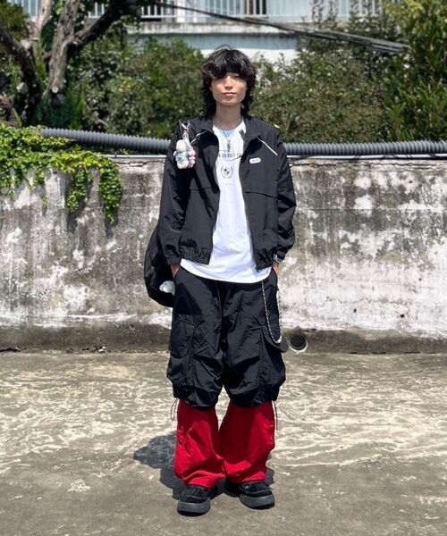 GRAYBLVD(グレイブラバット)の「バスツパイピングウィンドブレーカー (ブラック)(ナイロンジャケット・レディース・その他・MEDIUM/LARGE)」の12枚目の写真