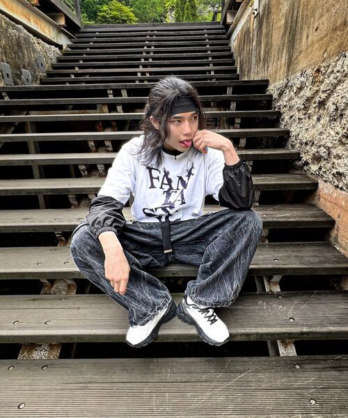 GRAYBLVD(グレイブラバット)の「バスツパイピングウィンドブレーカー (ブラック)(ナイロンジャケット・レディース・その他・MEDIUM/LARGE)」の5枚目の写真
