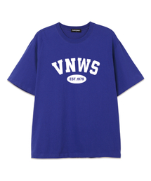 VNWS アーチロゴ オーバーサイズ 半袖Tシャツ (VS0011) ブルー/ホワイト