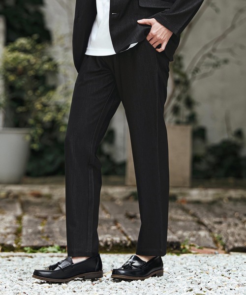 CALL&RESPONSE（コールアンドレスポンス）の「mp14402- ロングパンツ-デニムパイル(260-1551-01)（デニムパンツ・メンズ・インディゴブルー/ブラック系その他・5/4/2/1）」の2枚目の写真