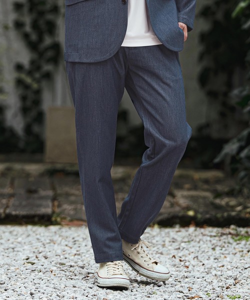 CALL&RESPONSE（コールアンドレスポンス）の「mp14402- ロングパンツ-デニムパイル(260-1551-01)（デニムパンツ・メンズ・インディゴブルー/ブラック系その他・5/4/2/1）」の4枚目の写真