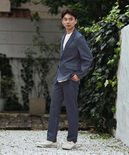 CALL&RESPONSE（コールアンドレスポンス）の「mp14402- ロングパンツ-デニムパイル(260-1551-01)（デニムパンツ・メンズ・インディゴブルー/ブラック系その他・5/4/2/1）」の7枚目の写真