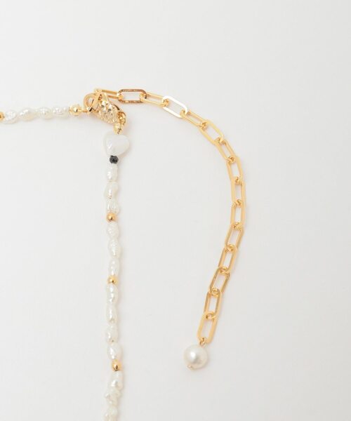 Tiara（ティアラ）の「【MIHOKO SAKAI/ミホコサカイ】ハートシェルパールネックレス（PN47）（ネックレス・レディース・ゴールド・FREE）」の3枚目の写真